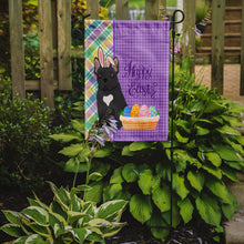Load image into Gallery viewer, Black French Bulldog Easter Garden Flag – Decorative Outdoor Yard Flag