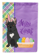 Load image into Gallery viewer, Black French Bulldog Easter Garden Flag – Decorative Outdoor Yard Flag