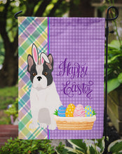 Load image into Gallery viewer, Black and White French Bulldog Easter Garden Flag – Decorative Outdoor Yard Flag