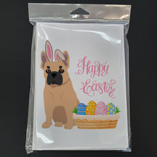 Load image into Gallery viewer, Fawn French Bulldog Easter Greeting Cards -  Blank Note Cards – 8-Pack of Artist-Designed Cards with Envelopes