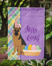 Load image into Gallery viewer, Black and Tan German Shepherd Easter Garden Flag – Decorative Outdoor Yard Flag