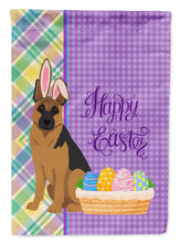 Load image into Gallery viewer, Black and Tan German Shepherd Easter Garden Flag – Decorative Outdoor Yard Flag