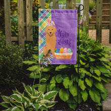 Load image into Gallery viewer, Gold Golden Retriever Easter Garden Flag – Decorative Outdoor Yard Flag