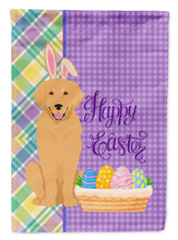 Load image into Gallery viewer, Gold Golden Retriever Easter Garden Flag – Decorative Outdoor Yard Flag