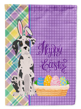 Load image into Gallery viewer, Harlequin Great Dane Easter Garden Flag – Decorative Outdoor Yard Flag