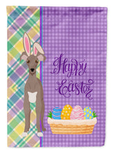 Load image into Gallery viewer, Fawn Italian Greyhound Easter Garden Flag – Decorative Outdoor Yard Flag