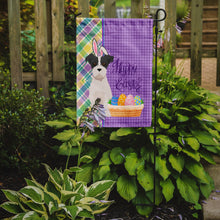 Load image into Gallery viewer, Black White Wirehair Jack Russell Terrier Easter Garden Flag – Decorative Outdoor Yard Flag