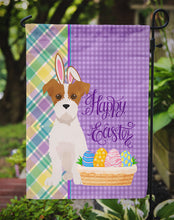 Load image into Gallery viewer, Brown White Wirehair Jack Russell Terrier Easter Garden Flag – Decorative Outdoor Yard Flag