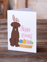Load image into Gallery viewer, Chocolate Labrador Retriever Easter Greeting Cards -  Blank Note Cards – 8-Pack of Artist-Designed Cards with Envelopes