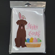 Load image into Gallery viewer, Chocolate Labrador Retriever Easter Greeting Cards -  Blank Note Cards – 8-Pack of Artist-Designed Cards with Envelopes