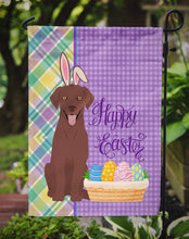 Load image into Gallery viewer, Chocolate Labrador Retriever Easter Garden Flag – Decorative Outdoor Yard Flag