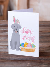 Load image into Gallery viewer, Silver Labrador Retriever Easter Greeting Cards -  Blank Note Cards – 8-Pack of Artist-Designed Cards with Envelopes