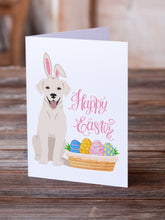 Load image into Gallery viewer, White Cream Labrador Retriever Easter Greeting Cards -  Blank Note Cards – 8-Pack of Artist-Designed Cards with Envelopes