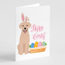 Load image into Gallery viewer, Yellow Labrador Retriever Easter Greeting Cards -  Blank Note Cards – 8-Pack of Artist-Designed Cards with Envelopes