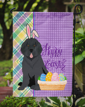 Load image into Gallery viewer, Black Newfoundland Easter Garden Flag – Decorative Outdoor Yard Flag