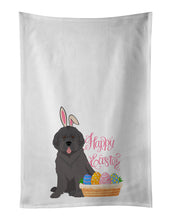 Load image into Gallery viewer, Grey Newfoundland Easter White Kitchen Towel Set of 2 Dish Towels