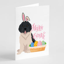 Load image into Gallery viewer, Landseer Newfoundland Easter Greeting Cards -  Blank Note Cards – 8-Pack of Artist-Designed Cards with Envelopes
