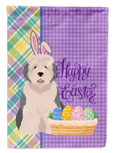 Load image into Gallery viewer, Old English Sheepdog Easter Garden Flag – Decorative Outdoor Yard Flag