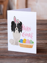 Load image into Gallery viewer, Black and White Papillon Easter Greeting Cards -  Blank Note Cards – 8-Pack of Artist-Designed Cards with Envelopes