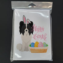 Load image into Gallery viewer, Black and White Papillon Easter Greeting Cards -  Blank Note Cards – 8-Pack of Artist-Designed Cards with Envelopes