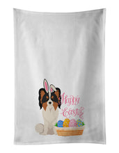 Load image into Gallery viewer, Tricolor Papillon Easter White Kitchen Towel Set of 2 Dish Towels