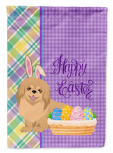 Load image into Gallery viewer, Gold Pekingese Easter Garden Flag – Decorative Outdoor Yard Flag