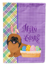 Load image into Gallery viewer, Red Pekingese Easter Garden Flag – Decorative Outdoor Yard Flag