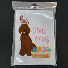 Load image into Gallery viewer, Standard Red Poodle Easter Greeting Cards -  Blank Note Cards – 8-Pack of Artist-Designed Cards with Envelopes