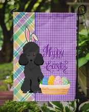 Load image into Gallery viewer, Toy Black Poodle Easter Garden Flag – Decorative Outdoor Yard Flag