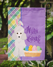 Load image into Gallery viewer, Toy White Poodle Easter Garden Flag – Decorative Outdoor Yard Flag