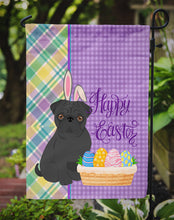 Load image into Gallery viewer, Black Pug Easter Garden Flag – Decorative Outdoor Yard Flag