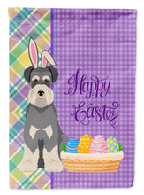 Load image into Gallery viewer, Salt Pepper Natural Ears Schnauzer Easter Garden Flag – Decorative Outdoor Yard Flag