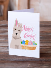 Load image into Gallery viewer, Wheaten Scottish Terrier Easter Greeting Cards -  Blank Note Cards – 8-Pack of Artist-Designed Cards with Envelopes