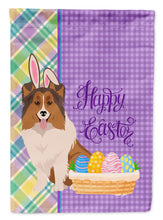 Load image into Gallery viewer, Sable Sheltie Easter Garden Flag – Decorative Outdoor Yard Flag