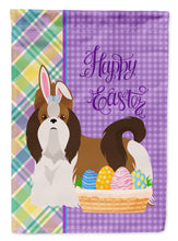 Load image into Gallery viewer, Red and White Shih Tzu Easter Garden Flag – Decorative Outdoor Yard Flag