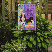 Load image into Gallery viewer, Liver and White Shih Tzu Easter Garden Flag – Decorative Outdoor Yard Flag