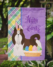 Load image into Gallery viewer, Liver and White Shih Tzu Easter Garden Flag – Decorative Outdoor Yard Flag
