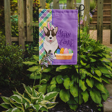 Load image into Gallery viewer, Brindle Cardigan Corgi Easter Garden Flag – Decorative Outdoor Yard Flag