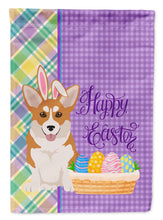 Load image into Gallery viewer, Red Pembroke Corgi Easter Garden Flag – Decorative Outdoor Yard Flag
