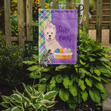 Load image into Gallery viewer, Westie West Highland White Terrier Easter Garden Flag – Decorative Outdoor Yard Flag