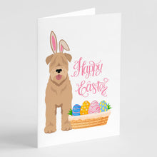 Load image into Gallery viewer, Red Wheaten Terrier Easter Greeting Cards -  Blank Note Cards – 8-Pack of Artist-Designed Cards with Envelopes
