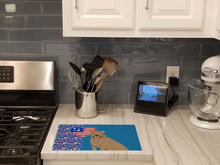 Load image into Gallery viewer, Fawn Pit Bull Terrier USA American Glass Cutting Boards – Durable, Decorative Kitchen Art Large