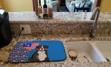 Load image into Gallery viewer, Bernese Mountain Dog USA American Dish Drying Mat – Absorbent, Artistic Kitchen Essentials