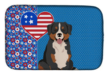 Load image into Gallery viewer, Bernese Mountain Dog USA American Dish Drying Mat – Absorbent, Artistic Kitchen Essentials