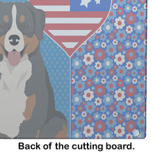 Load image into Gallery viewer, Bernese Mountain Dog USA American Glass Cutting Boards – Durable, Decorative Kitchen Art Large