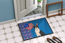 Load image into Gallery viewer, Black Boston Terrier USA American Doormat - 24x36 Decorative Floor Mat – Indoor/Outdoor Rug with Artistic Flair
