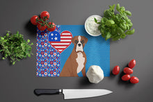 Load image into Gallery viewer, Natural Eared Red Fawn Boxer USA American Glass Cutting Boards – Durable, Decorative Kitchen Art Large