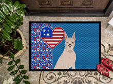Load image into Gallery viewer, White Boxer USA American Doormat - 24x36 Decorative Floor Mat – Indoor/Outdoor Rug with Artistic Flair