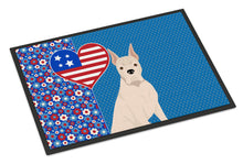 Load image into Gallery viewer, White Boxer USA American Doormat - 24x36 Decorative Floor Mat – Indoor/Outdoor Rug with Artistic Flair