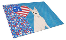 Load image into Gallery viewer, White Boxer USA American Glass Cutting Boards – Durable, Decorative Kitchen Art Large